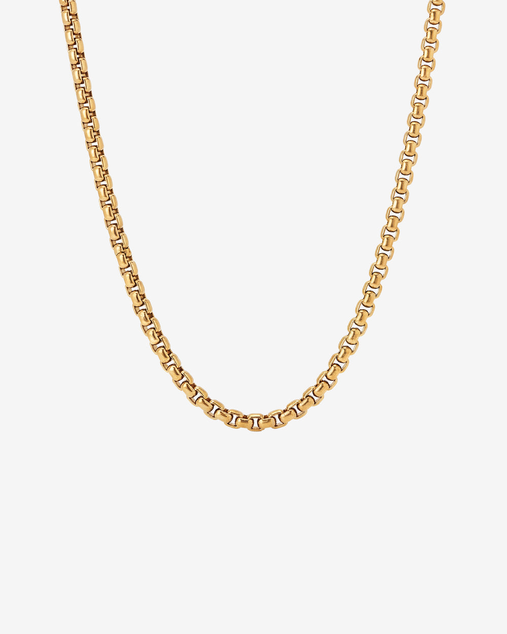 NOIR GOLD CHAIN con llamativos eslabones rectangulares en acabado dorado
