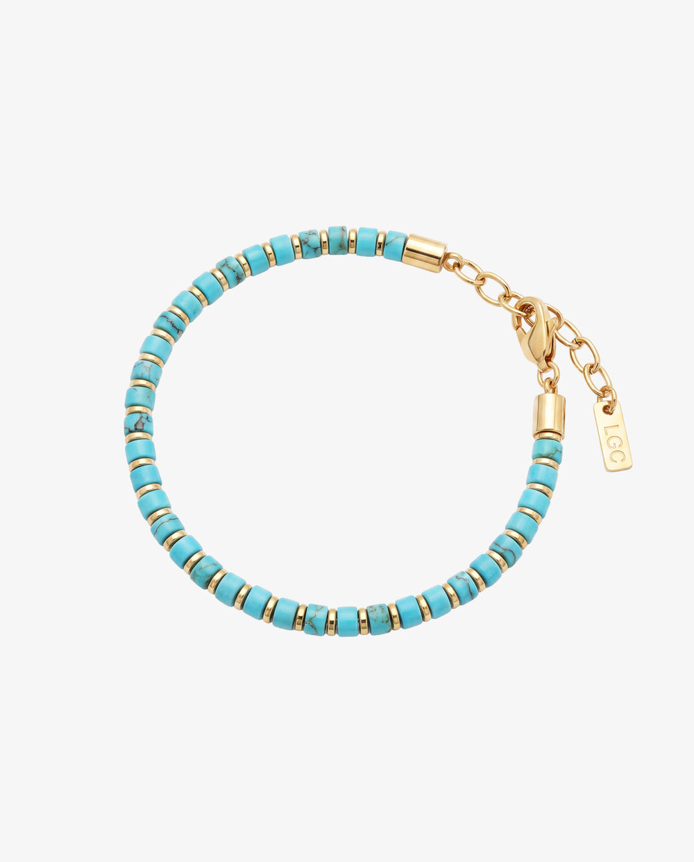 PULSERA STONE - TURQUOISE ORO